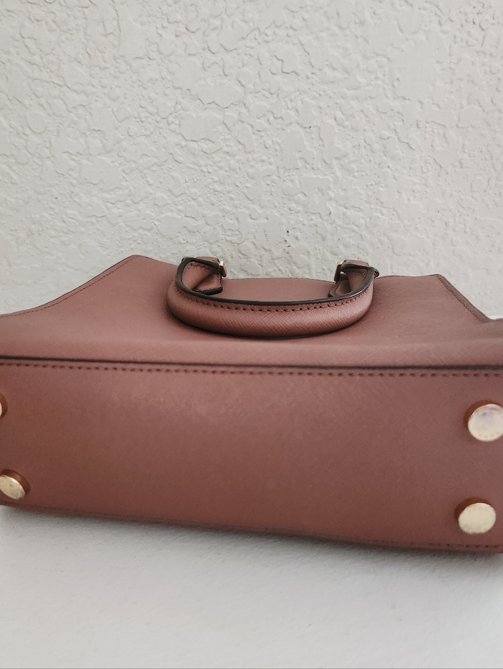Euc Michael Kors Dusty Rose Crossbody Bag Purse Satchel - Picture 9 of 12